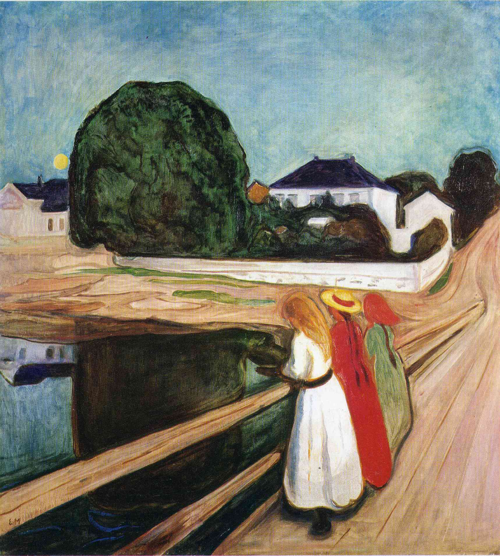 The Girls on the Bridge — Edvard Munch